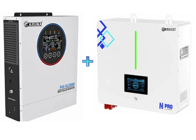 Комплект резервного питания 12 кВт ARUNA (инвертор FGI S12000/48 и 48100 N-PRO) с Wi-Fi модулем