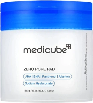 Тонер-педи для обличчя MEDICUBE Zero Pore Pad для очищення пор 70 шт 155 г