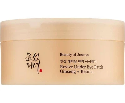 Гидрогелевые патчи под глаза BEAUTY OF JOSEON Revive Ginseng + Retinal 60 шт 100 г