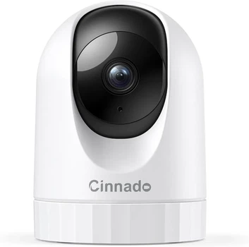 Камера видеонаблюдения Cinnado D1 Wi‑Fi IP 2K 360° для помещения с ночным видением, датчиком движения, двусторонней аудиосвязью, записью на microSD и поддержкой Alexa и Google Home