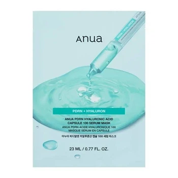 Тканинна маска для обличчя ANUA PDRN Hyaluronic Acid Capsule 100 Serum Mask 23 мл