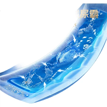 Підгузки Suitsky Anshui BLUE для чутливої шкіри, розмір S, 40 шт., для новонароджених, нічні, з високим вмістом поглинання, дихаючі