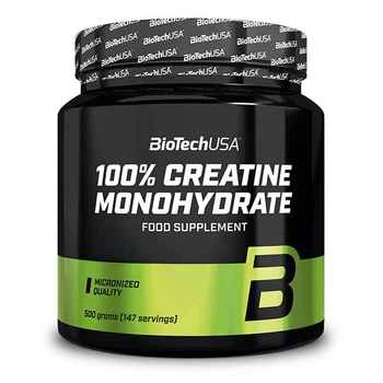 Креатин BioTech 100% Creatine Monohydrate, 500 грамм