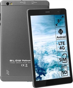 Планшет 8'' BLOW Platinum TAB8 2/32Gb 4G SIM 8 ядер Android 12 Серый (102183236)