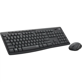 Клавіатура LOGITECH MК295 Silent Wireless + мишка бездротова, graphite (920-009800)