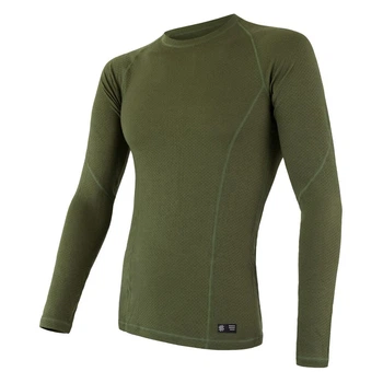 Термоблузка мужская Sensor Merino DF LS XXL Смесь мериноса safari