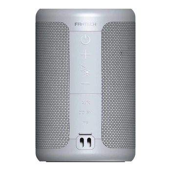 Портативная Bluetooth-колонка Fantech NeraBox BS154, 5Вт 52мм, TWS-пара, IPX4, RGB подсветка, микрофон, AUX/TF/USB-C, 1200мАч, Gray