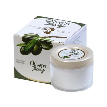 Зволожувальний крем Olive’n Body для обличчя з екстрактом листя оливи та алое 100 мл