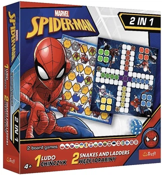 Gra planszowa Trefl Spider-Man Chińczyk 2w1 (5900511024197)