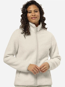 Толстовка на блискавці утеплена без капюшона жіноча Jack Wolfskin High Curl Jacket W 1708732_A0028 XS Слонова кістка (4064886348546)