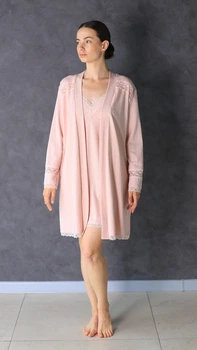 Халат женский Ellen Grace lgk 200/45/01 S персик