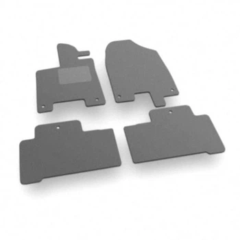 Двошарові килимки Sotra Premium Grey для Acura MDX (mkIII)(не гібрид)(1-2 ряд) 2013-2020 (ST 04666-PR-Grey)