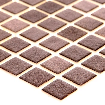 Мозаика PW25208 ANTI BROWN антискользская коричневая с присыпкой облицовочная (13-90501)
