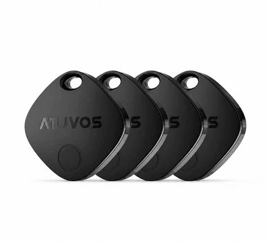Bluetooth-трекеры ATUVOS AT2301 для вещей, 4 шт., совместимые с Apple Find My