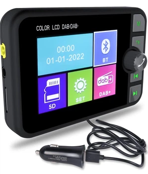 Автомобільний DAB+ ресивер Z0153 з FM-трансмітером, Bluetooth та MP3-плеєром