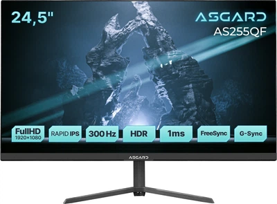 Монитор 24.5" ASGARD Gaming AS255QF IPS Black 300Hz