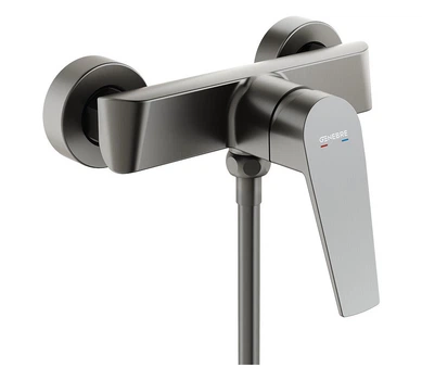 Змішувач для душу GENEBRE KLOE Brushed Metal Графіт 69110345266