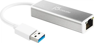 Адаптер J5create USB-A на Gigabit Ethernet (JUE130-N)
