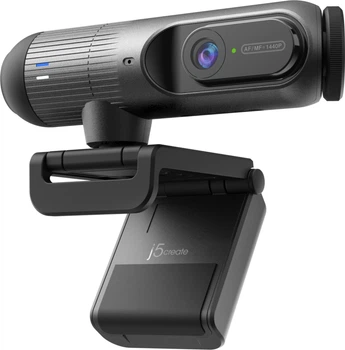 Веб-камера J5create 2K, USB-A/C 3.0 (JVU302-N)