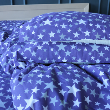 Простирадло MirSon Двоспальне 180х220 см 17-0976 Dreamy Stars Бязь (2200013516132)