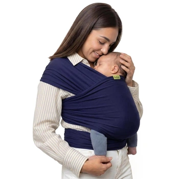 Слінг-переноска Boba Baby Wrap для новонароджених 3-16 кг Navy Blue