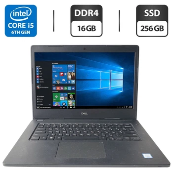 Ультрабук Dell Latitude 3480 / 14" (1920x1080) TN / Intel Core i5-6200U (2 (4) ядра по 2.3 - 2.8 GHz) / 8 GB DDR4 / 256 GB SSD / Intel HD Graphics 520 / WebCam б/в