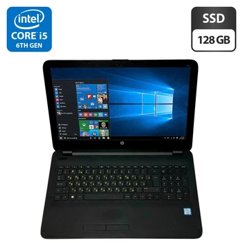 Ноутбук Б-клас HP 250 G4 / 15.6" (1366x768) TN / Intel Core i5-6200U (2 (4) ядра по 2.3 - 2.8 GHz) / 8 GB DDR3 / 128 GB SSD / Intel HD Graphics 520 / WebCam / Windows 10 Pro б/в