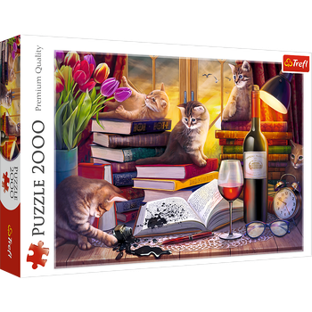 Puzzle Trefl Premium Quality Koci wieczór 2000 elementów 27126 (5900511271263)
