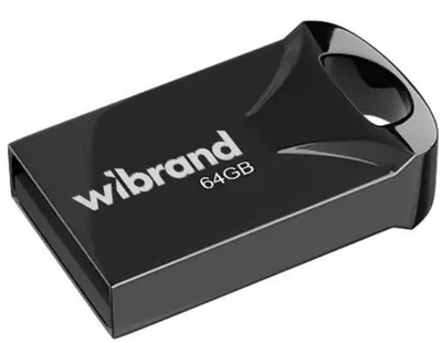 Флеш накопитель USB 64Gb Hawk, Black, USB 2.0 (WI2.0/HA64M1B) Wibrand (teh0029071)
