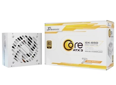 Блок питания 650 Вт, Core GX ATX 3.1, White, модульный Seasonic 000350114