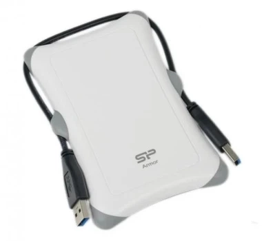 Внешний жесткий диск 1Tb Armor A30, White, 2.5", USB 3.2 (Gen 1) (SP010TBPHDA30S3W) Silicon Power (2000003495764)