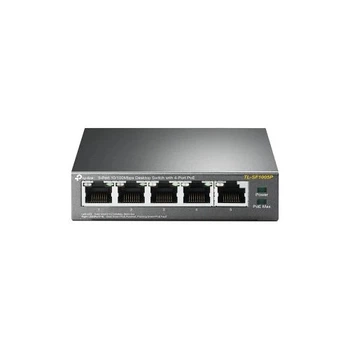 Коммутатор TL-SF1005P, 5x10/100Mb/s, 4xPoE 56W, пластиковый корпус TP-Link (2000003492817)