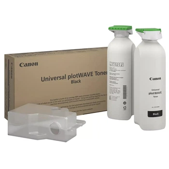 Тонер Canon OCE PlotWave Universal, KIT 2500г Black, +waste box (6696C001AA)