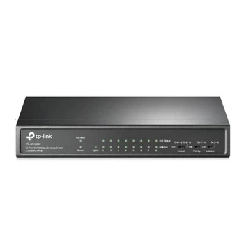 Коммутатор TL-SF1009P, Black, 9-портовый, 10/100 Мбит/с TP-Link 000349474