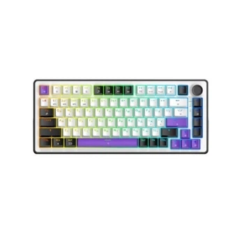 Клавиатура беспроводная Hellyberry HK75, White/Violet, Bluetooth/USB 2.4GHz/USB, механическая Hator (2000003492916)