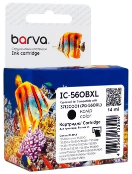 Картридж Canon PG-560XL, Black, TS5350/TS5450/TS7450, 14 мл Barva (teh0028365)
