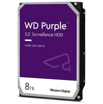 Жесткий диск 3.5" 8Tb Purple, SATA3, 256 Мб, 5640 об/мин (WD85PURZ) Western Digital (teh0028629)