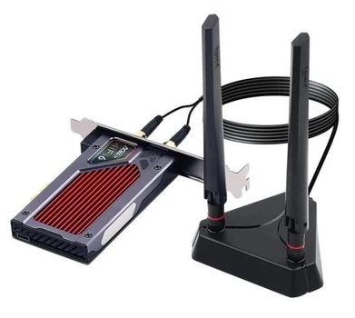 Мережева карта PCI-E x1, FV-AXE3000RGB, WiFi 6E (до 5374 Mbps) Bluetooth 5.3 Fenvi (2000003492336)