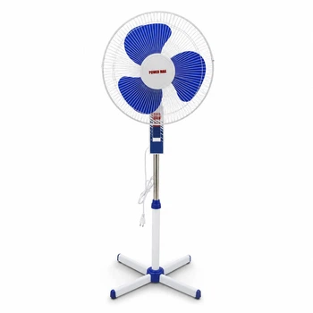 Напольный вентилятор POWER MAX FS40-5 16" White/Blue, 40 Вт, 3 скорости