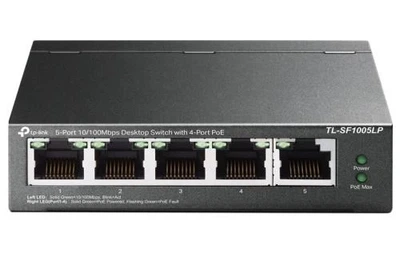 Коммутатор TL-SF1005LP, 5x10/100 Mb/s, автоматическое определение/AUTO MDI/MDIX, металлический корпус TP-Link (teh0028250)
