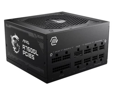 Блок живлення 750 Вт, MAG A750GL PCIE5, Black, модульний MSI (teh0028957)