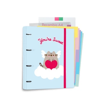 Папка-реєстратор Pusheen Purrfect Love A4 з картками 4 кільця (CBK0139)