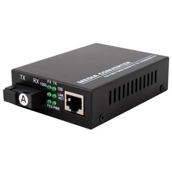 Медиаконвектор (1310TX&1550RX, 10/100/1000, 20км SC) TelStream MC-218/320SC