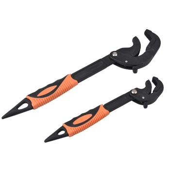 Набір універсальних швидкозатискних гайкових ключів 2в1 Multifunctional Fast Pipe Wrench 5750 14-60мм
