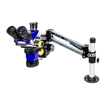 Микроскоп тринокулярный Mechanic SUPER X Pro-DVS-1, Серебряный - 741227