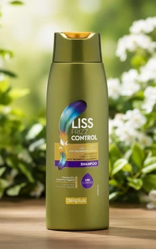 Шампунь Deliplus Liss Frizz Control с витамином Е и кератином для непослушных волос 400 мл