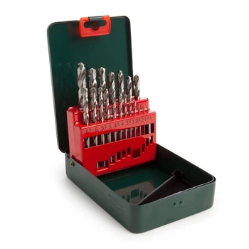 Набор сверл по металлу Metabo HSS-G 1–10 мм, 19 шт. в металлическом кейсе