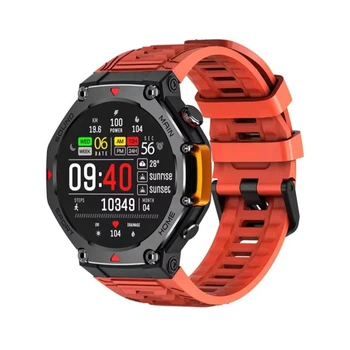 Мужские умные часы Modfit Navigator GPS Compass All Red-Black