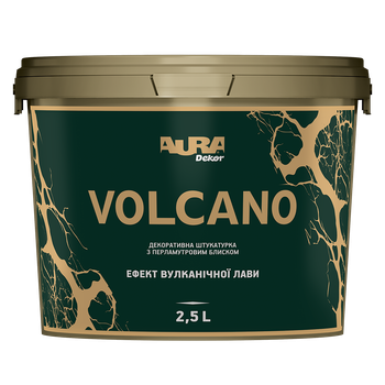 Декоративная штукатурка с перламутровым блеском Aura Volcano 2.5 л