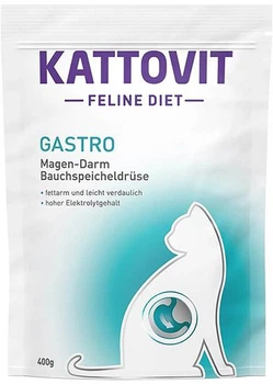 Сухий лікувальний дієтичний корм для котів Kattovit Veterinary Gastro з захворюваннями ШКТ, розладами травлення та підшлункової залози 400 г (4000158771247)